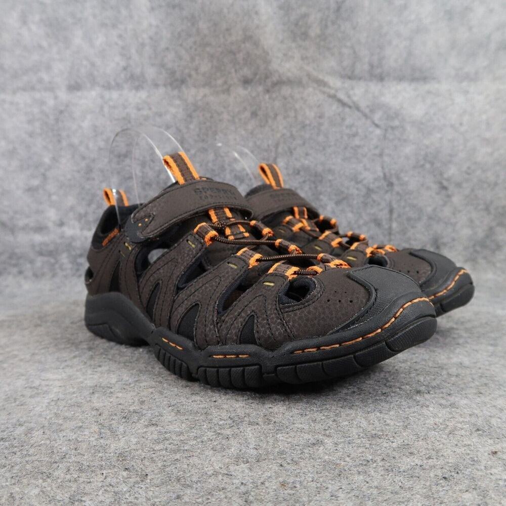 Sperry Shoes Kids 5 Sandal Sport Outdoor Active Lagoon Boy Leather Comfort Brown